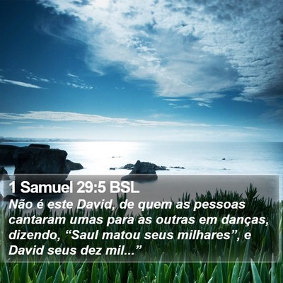 1 Samuel 29:5 BSL Bible Verse Image