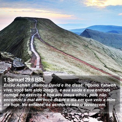 1 Samuel 29:6 BSL Bible Verse Image