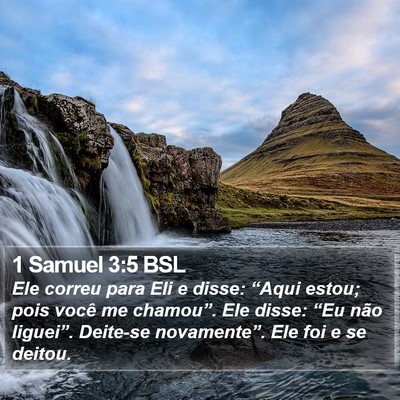 1 Samuel 3:5 BSL Bible Verse Image