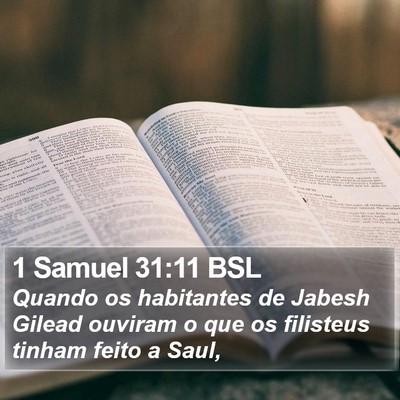 1 Samuel 31:11 BSL Bible Verse Image