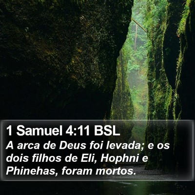1 Samuel 4:11 BSL Bible Verse Image