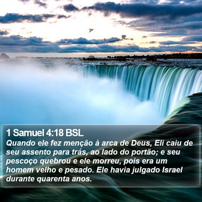 1 Samuel 4:18 BSL Bible Verse Image