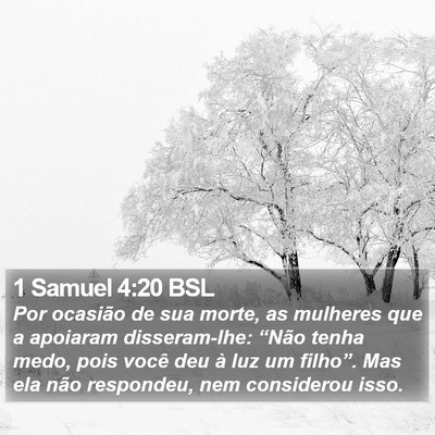 1 Samuel 4:20 BSL Bible Verse Image