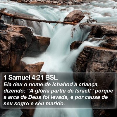 1 Samuel 4:21 BSL Bible Verse Image