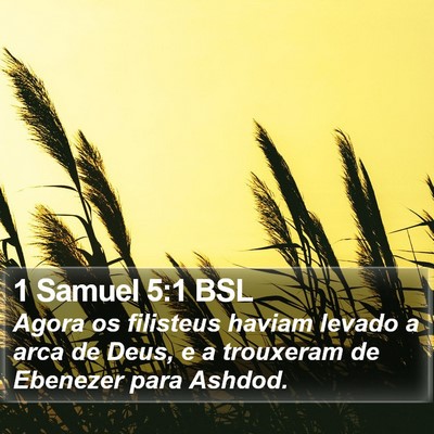 1 Samuel 5:1 BSL Bible Verse Image