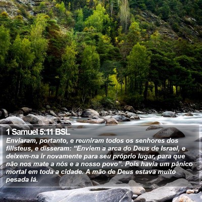 1 Samuel 5:11 BSL Bible Verse Image