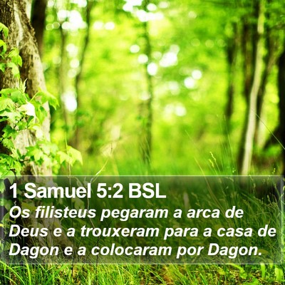 1 Samuel 5:2 BSL Bible Verse Image