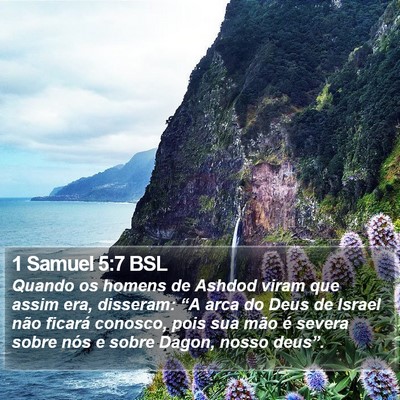 1 Samuel 5:7 BSL Bible Verse Image
