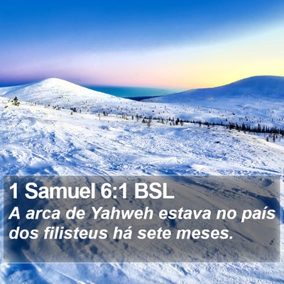 1 Samuel 6:1 BSL Bible Verse Image