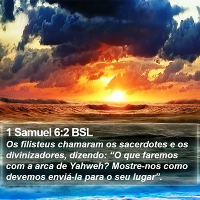 1 Samuel 6:2 BSL Bible Verse Image