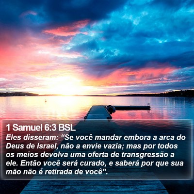 1 Samuel 6:3 BSL Bible Verse Image