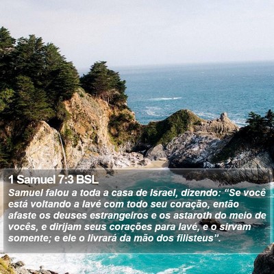 1 Samuel 7:3 BSL Bible Verse Image