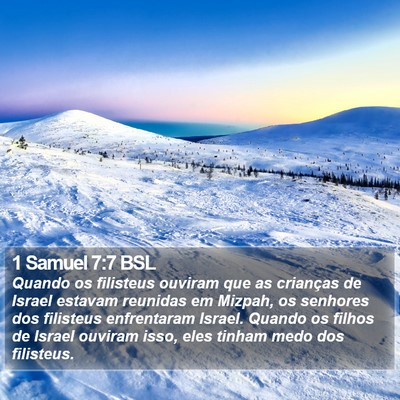 1 Samuel 7:7 BSL Bible Verse Image