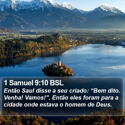 1 Samuel 9:10 BSL Bible Verse Image