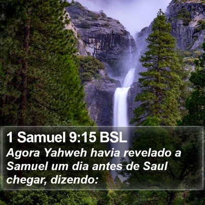 1 Samuel 9:15 BSL Bible Verse Image