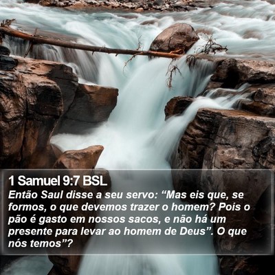 1 Samuel 9:7 BSL Bible Verse Image