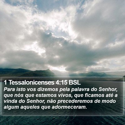 1 Tessalonicenses 4:15 BSL Bible Verse Image