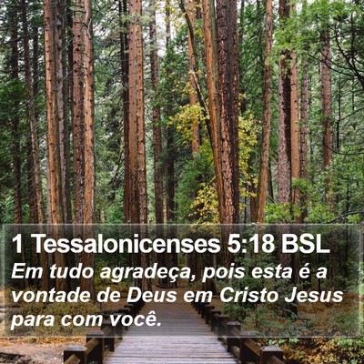 1 Tessalonicenses 5:18 BSL Bible Verse Image