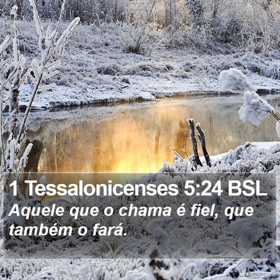 1 Tessalonicenses 5:24 BSL Bible Verse Image