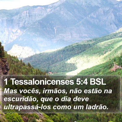 1 Tessalonicenses 5:4 BSL Bible Verse Image