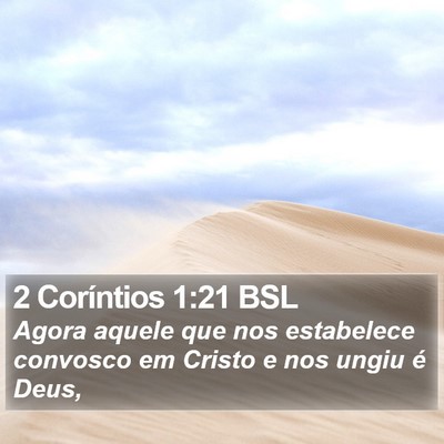 2 Coríntios 1:21 BSL Bible Verse Image