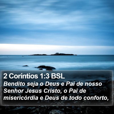 2 Coríntios 1:3 BSL Bible Verse Image