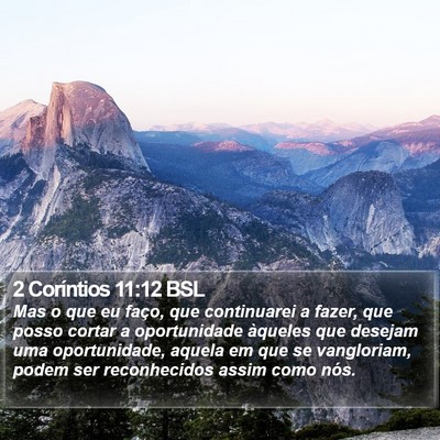 2 Coríntios 11:12 BSL Bible Verse Image