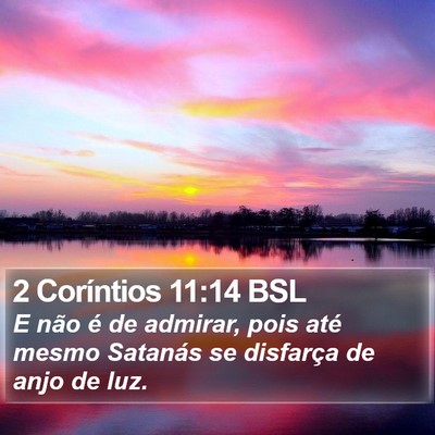 2 Coríntios 11:14 BSL Bible Verse Image