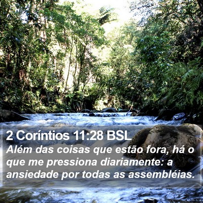 2 Coríntios 11:28 BSL Bible Verse Image