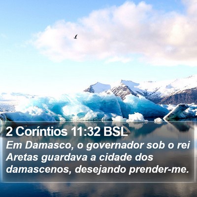 2 Coríntios 11:32 BSL Bible Verse Image