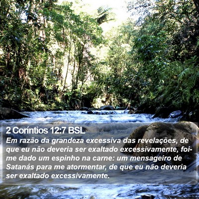 2 Coríntios 12:7 BSL Bible Verse Image