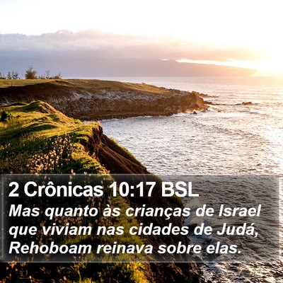 2 Crônicas 10:17 BSL Bible Verse Image