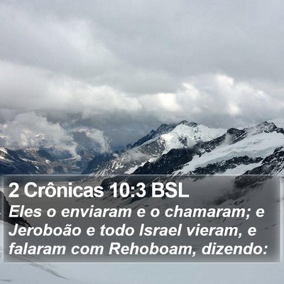 2 Crônicas 10:3 BSL Bible Verse Image