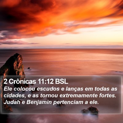 2 Crônicas 11:12 BSL Bible Verse Image