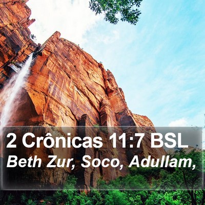 2 Crônicas 11:7 BSL Bible Verse Image