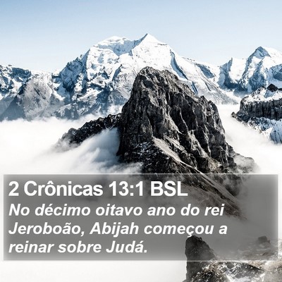 2 Crônicas 13:1 BSL Bible Verse Image