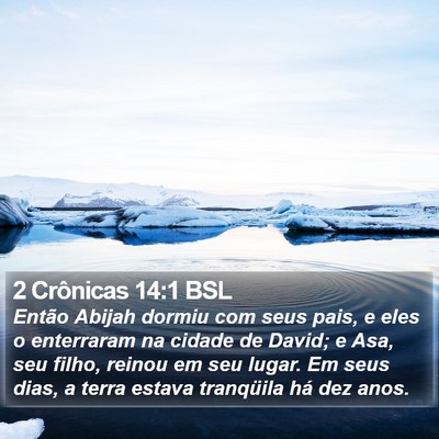 2 Crônicas 14:1 BSL Bible Verse Image
