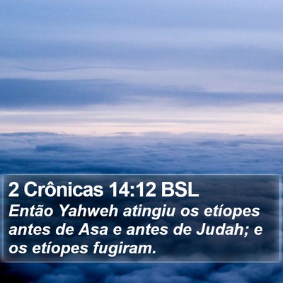 2 Crônicas 14:12 BSL Bible Verse Image