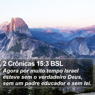 2 Crônicas 15:3 BSL Bible Verse Image