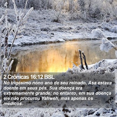 2 Crônicas 16:12 BSL Bible Verse Image