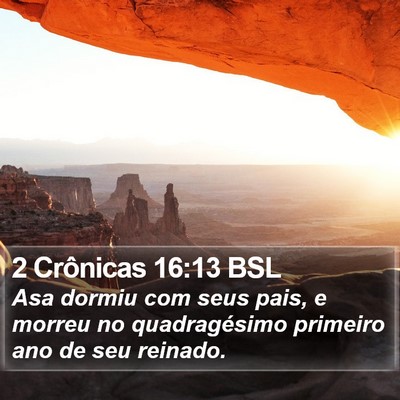 2 Crônicas 16:13 BSL Bible Verse Image