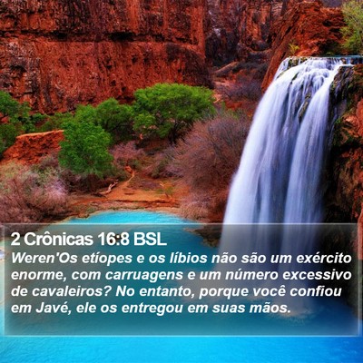 2 Crônicas 16:8 BSL Bible Verse Image