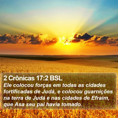 2 Crônicas 17:2 BSL Bible Verse Image