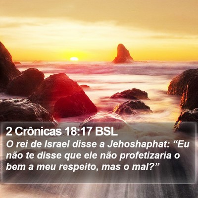 2 Crônicas 18:17 BSL Bible Verse Image