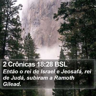 2 Crônicas 18:28 BSL Bible Verse Image