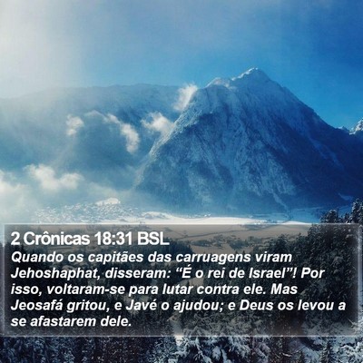 2 Crônicas 18:31 BSL Bible Verse Image
