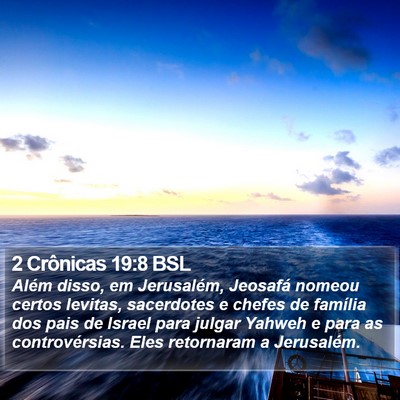 2 Crônicas 19:8 BSL Bible Verse Image
