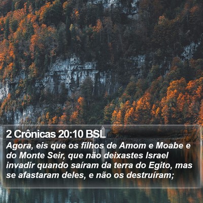 2 Crônicas 20:10 BSL Bible Verse Image