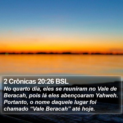 2 Crônicas 20:26 BSL Bible Verse Image