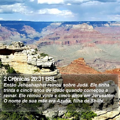 2 Crônicas 20:31 BSL Bible Verse Image